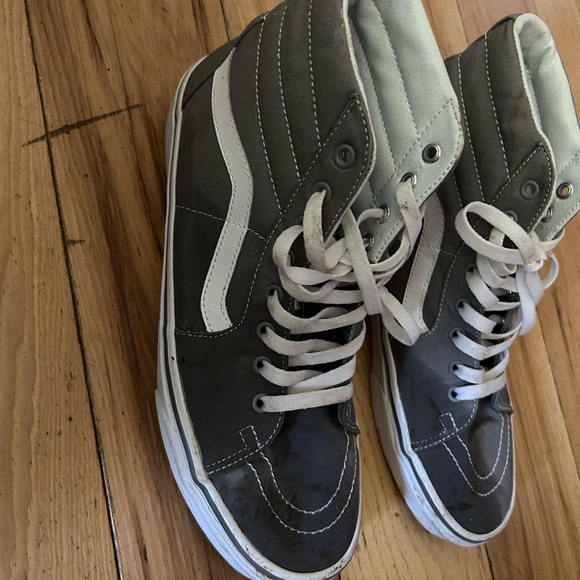 Old skool hightop Vans-sz 11.5, gray - Picture 2 of 5